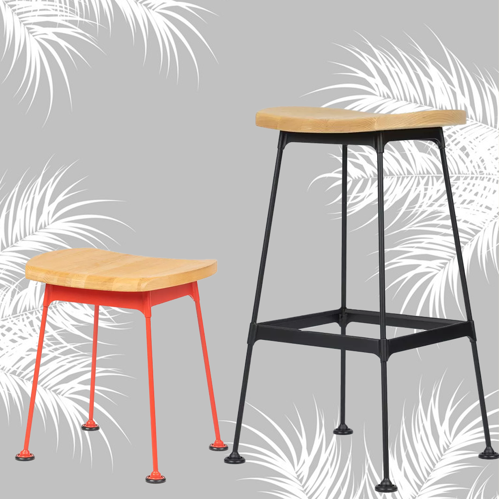 Ashwood Stool and Bar Stool