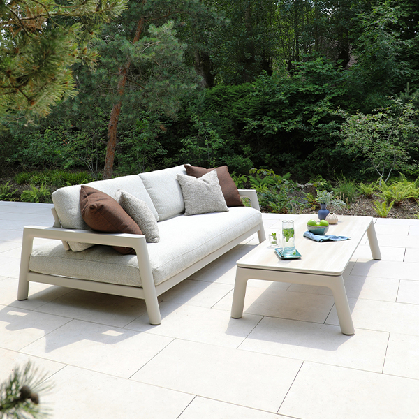 Pebl Tolo Aluminium Sofa