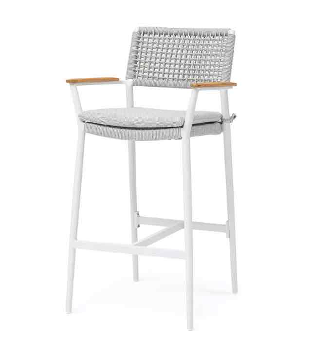 Halston Outdoor Rope Bar Stool in Perth from outdoor furniture ideas