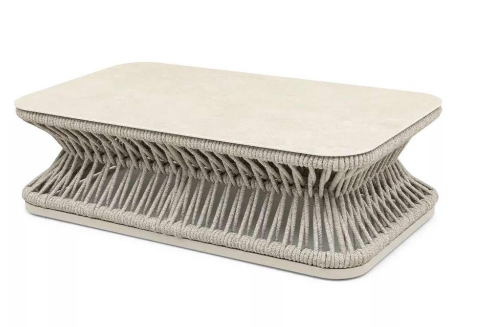 outdoor rope & ceramic coffee table in sydney from outdoor furniture ideas