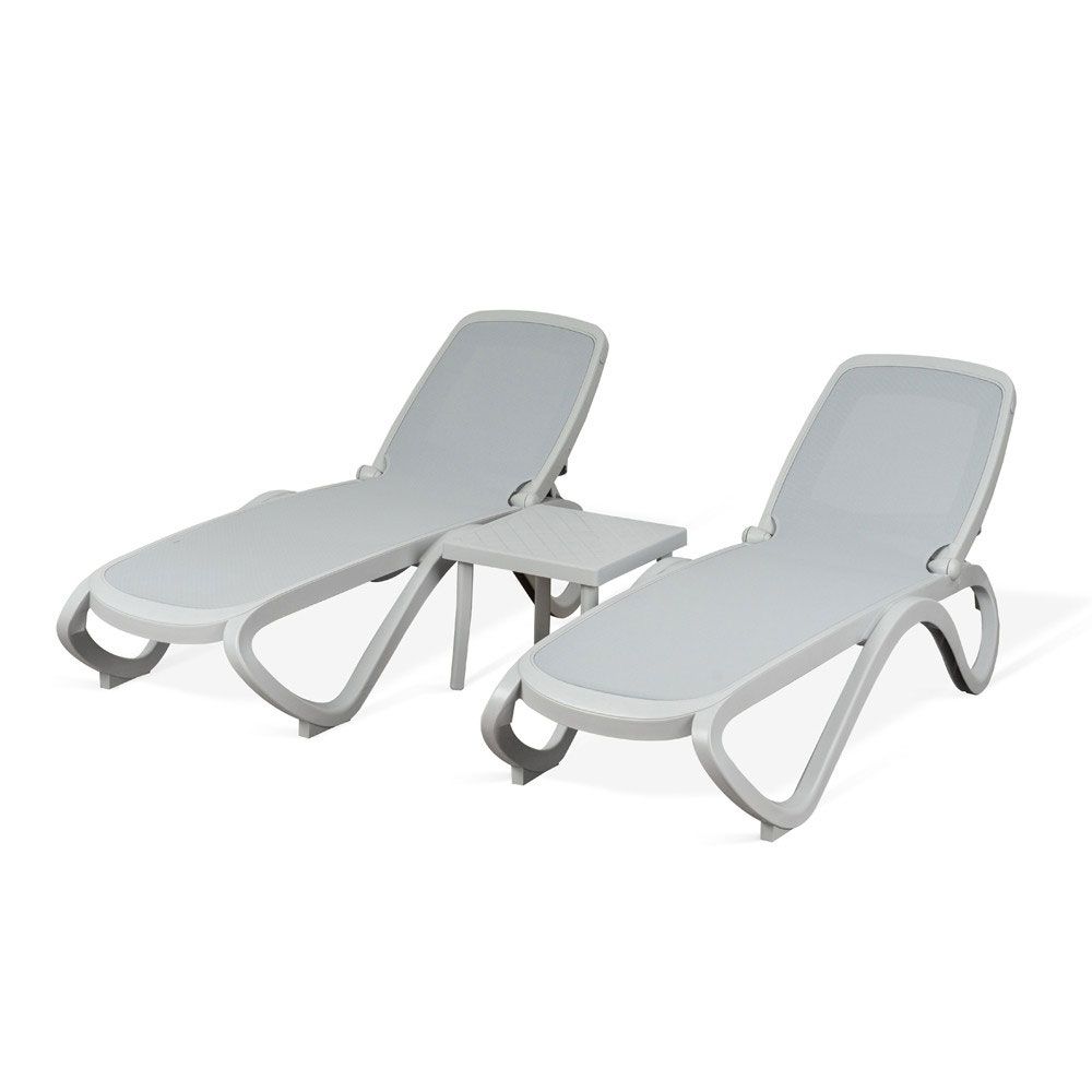 Nardi Omega 3 Piece Sun Lounge Setting Outdoor Furniture Ideas