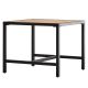 Ashwood Slat Outdoor Square Dining Table 90cm