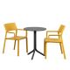 Nardi Step Table with Trill Arm Chair - 3 piece set