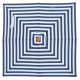 Billy Fresh Bahamas 2M Navy And White Square Outdoor Aluminium Umbrella