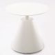 Bahza White Outdoor Aluminium Side Coffee Table