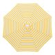 Billy Fresh Capri Yellow & White Outdoor Umbrella - 3M Diameter - Aluminium