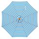 Billy Fresh Daydream Blue & White Octagonal Outdoor Timber Umbrella - 3M Diameter