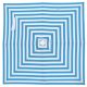 Billy Fresh Horizon Blue Square Outdoor Aluminium Umbrella - 2X2M
