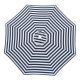 Billy Fresh Mont Blanc Black & White Outdoor Umbrella - 3M Diameter - Aluminium