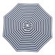 Billy Fresh Mont Blanc Black & White Aluminium Outdoor Umbrella - 3M Diameter