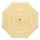 Billy Fresh San Remo Yellow & White Outdoor Umbrella - 3M Diameter - Aluminium