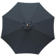 Billy Fresh Black 3M Dia Umbrella With Cover