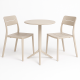 Nardi Spritz Table With Cassia Bistro Chair - 3 Piece Outdoor Dining Setting
