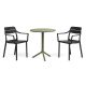 Nardi Spritz Table With Cassia Arm Chair - 3 Piece Outdoor Dining Setting