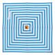 Billy Fresh Daydream Square Blue And White Stripe Outdoor Umbrella 2x2m