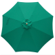 Billy Fresh Emerald Green 3M Octagonal Outdoor Umbrella With Cover