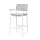 Halston Rope-Teak Outdoor Bar Stool