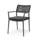 Halston Rope-Teak Outdoor Dining Armchair