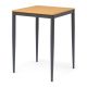 Halston Teak Square Outdoor Bar Table - 80cm