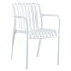 Horizon Polypropylene Armchair - White - Damaged Stock