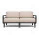 Nardi Maximo 2 Seat Outdoor Resin Modular Sofa - Basalto