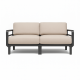 Nardi Maximo 2 Seat Outdoor Resin Modular Sofa - Basalto