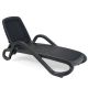 Nardi Alfa Outdoor Resin Sun Lounger Anthracite Trama - Defect