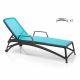 Nardi Atlantico Outdoor Resin Sun Loungers with Arm Rests (set of 2)