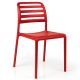 Nardi Costa Red Outdoor Resin Bistrot Chair - Defect
