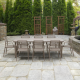 Nardi Libeccio Table with Costa Arm Chair - 9 Piece Outdoor Dining Setting
