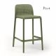 Nardi Lido Mini Outdoor Resin Bar Stools Seat Height 65cm - Set of 4