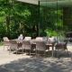 Nardi Net Relax Shell 9 Piece Outdoor Dining Setting with Rio 210cm Extendable Table