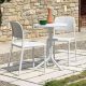 Nardi Step Table With Bora Bistrot Chair - 3 Piece Set