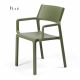 Nardi Trill Outdoor Resin Armchairs (Set of 6)