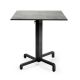 Nardi Ibisco Folding Table Base with Cement HPL Top - Complete Outdoor Table