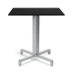 Nardi Fiore Table Base with Anthracite HPL Top - Complete Outdoor Table