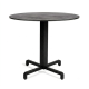 Nardi Fiore Table Base with Cement HPL Top - Complete Outdoor Table