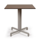 Nardi Fiore Table Base with Tobacco HPL Top - Complete Outdoor Table