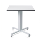 Nardi Fiore Table Base with White HPL Top - Complete Outdoor Table
