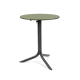Nardi Flute Folding Table Base with Agave Green HPL Top - Complete Outdoor Table