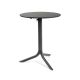 Nardi Flute Folding Table Base with Anthracite HPL Top - Complete Outdoor Table
