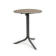 Nardi Flute Folding Table Base with Legno HPL Top - Complete Outdoor Table