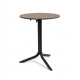 Nardi Flute Folding Table Base with Tortora HPL Top - Complete Outdoor Table