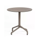 Nardi Frasca Mini Fix Table Base with Tortora HPL Top - Complete Outdoor Table