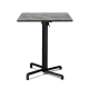 Nardi Scudo Folding Table Base with Cement HPL Top - Complete Outdoor Table