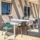Nardi Net / Bit 9 Piece Outdoor Dining Setting with Rio 210cm Extendable Dining Table