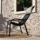 Nardi Net Outdoor Lounge Chair with Headrest Cushion