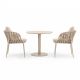 NOON 3-Piece Outdoor Dining Set with Hilo Table - Mocha