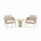 NOON 3-Piece Outdoor Balcony Lounge Chair Set - Mocha