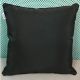 Outdoor Square Black Cushion 45 x 45cm